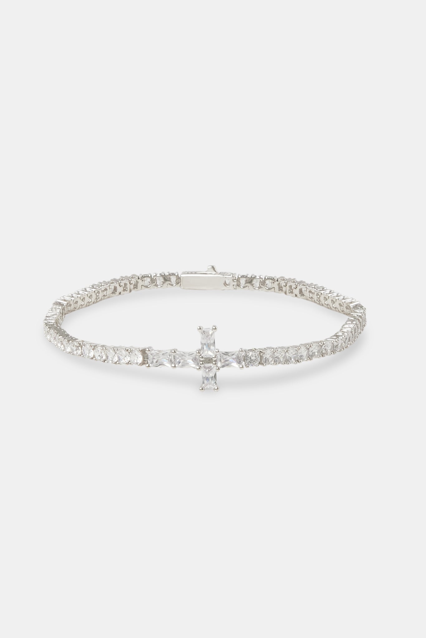 Iced Cross Tennisarmband – 3 mm